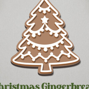 Intra απο ξύλο plywood 3mm-4mm πάχος Χριστουγεννιάτικο μελόψωμο στολίδι  Δίασταση 8x8 cm INTRAFABR-81326268