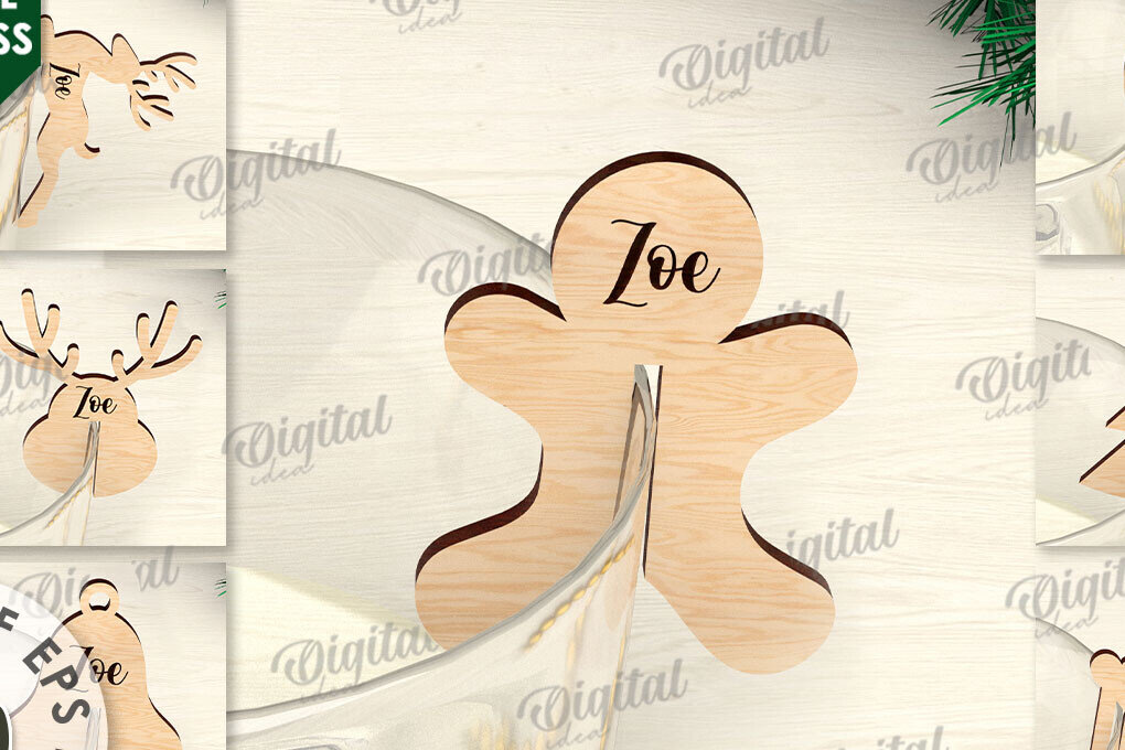 Intra απο ξύλο plywood 3mm-4mm πάχος Χριστουγεννιάτικο γυάλινο ντεκόρ Δέσμη κοπής με λέιζερ Δίασταση 15x15 cm INTRAFABR-109278561