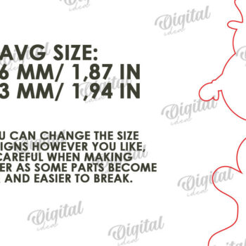 Intra απο ξύλο plywood 3mm-4mm πάχος Χριστουγεννιάτικο γυάλινο ντεκόρ Δέσμη κοπής με λέιζερ Δίασταση 15x15 cm INTRAFABR-109278561 - Image 3