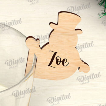 Intra απο ξύλο plywood 3mm-4mm πάχος Χριστουγεννιάτικο γυάλινο ντεκόρ Δέσμη κοπής με λέιζερ Δίασταση 15x15 cm INTRAFABR-109278561 - Image 6