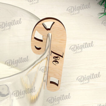 Intra απο ξύλο plywood 3mm-4mm πάχος Χριστουγεννιάτικο γυάλινο ντεκόρ Δέσμη κοπής με λέιζερ Δίασταση 15x15 cm INTRAFABR-109278561 - Image 9