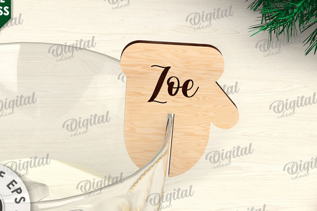 Intra απο ξύλο plywood 3mm-4mm πάχος Χριστουγεννιάτικη διακόσμηση γυαλιού με λέιζερ Δίασταση 15x15 cm INTRAFABR-109276045 - Image 1
