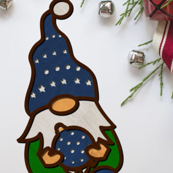 Intra απο ξύλο plywood 3mm-4mm πάχος Χριστουγεννιάτικο διακοσμητικό στοιχειό Δίασταση 4x4 cm INTRAFABR-87045908 - Image 2