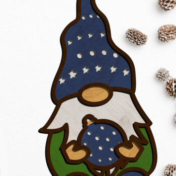 Intra απο ξύλο plywood 3mm-4mm πάχος Χριστουγεννιάτικο διακοσμητικό στοιχειό Δίασταση 4x4 cm INTRAFABR-87045908 - Image 3