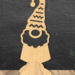 Intra απο ξύλο plywood 3mm-4mm πάχος Χριστουγεννιάτικο Gnome Διακόσμηση σπιτιού Δίασταση 15x15 cm INTRAFABR-112551552