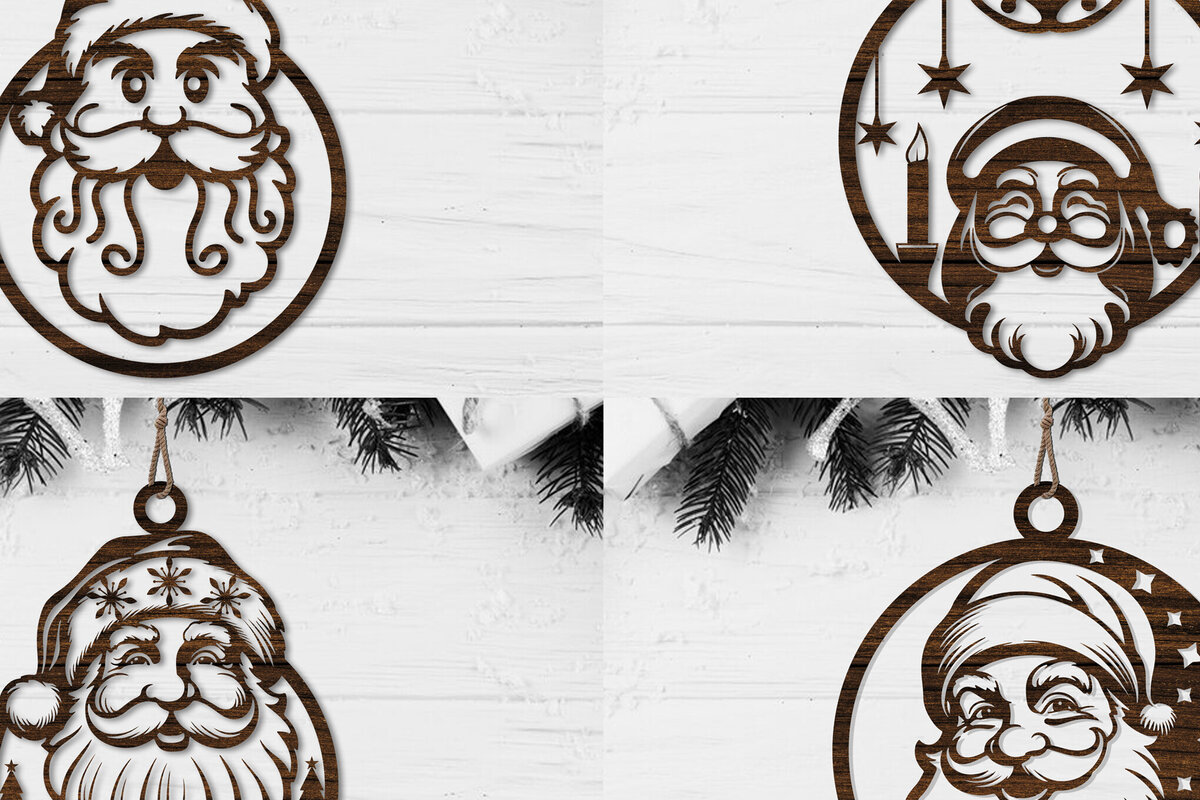 Intra απο ξύλο plywood 3mm-4mm πάχος στολίδι με χριστουγεννιάτικο Gnome  Δίασταση 8x8 cm INTRAFABR-110121247