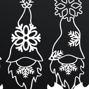 Intra απο ξύλο plywood 3mm-4mm πάχος Χριστουγεννιάτικο Gnome Mega Δίασταση 40x40 cm INTRAFABR-48673677 - Image 7