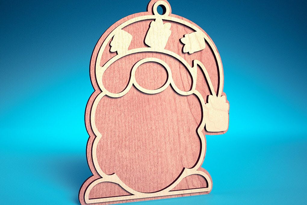 Intra απο ξύλο plywood 3mm-4mm πάχος Κόψιμο με λέιζερ Χριστουγεννιάτικη διακοσμητική κάρτα Δίασταση 8x8 cm INTRAFABR-75820436