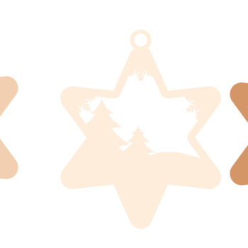 Intra απο ξύλο plywood 3mm-4mm πάχος Χριστουγεννιάτικο στολίδι Gnome, πολυστρωματική τέχνη Δίασταση 3x4 cm INTRAFABR-83797494 - Image 3