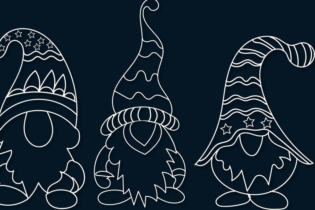 Intra απο ξύλο plywood 3mm-4mm πάχος Christmas Gnome Δίασταση 15x15 cm INTRAFABR-40857183