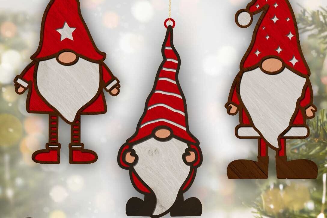 Intra απο ξύλο plywood 3mm-4mm πάχος Δέσμη Χριστουγεννιάτικων καλικάντζαρων, Θερμοκρασία πολλαπλών στρώσεων Δίασταση 4x4 cm INTRAFABR-86493749