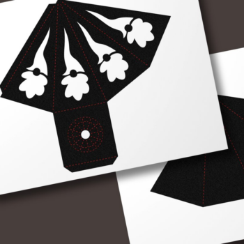 Intra απο ξύλο plywood 3mm-4mm πάχος Πρότυπο φαναριού κώνου χριστουγεννιάτικων καλικάντζαρων Δίασταση 15x15 cm INTRAFABR-41904232 - Image 1