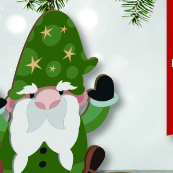 Intra απο ξύλο plywood 3mm-4mm πάχος Christmas Gnomes Δίασταση 15x15 cm INTRAFABR-109699974 - Image 1