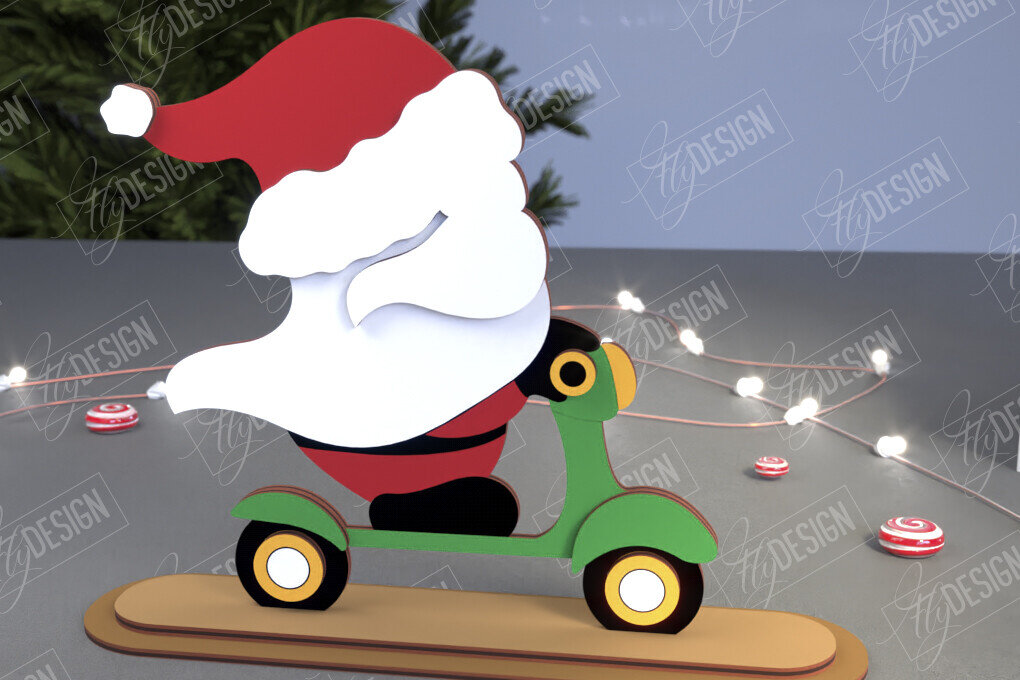 Intra απο ξύλο plywood 3mm-4mm πάχος Χριστουγεννιάτικα στοιχειά | Επιτραπέζιο αγαλματίδιο | CNC Δίασταση 15x15 cm INTRAFABR-107439897