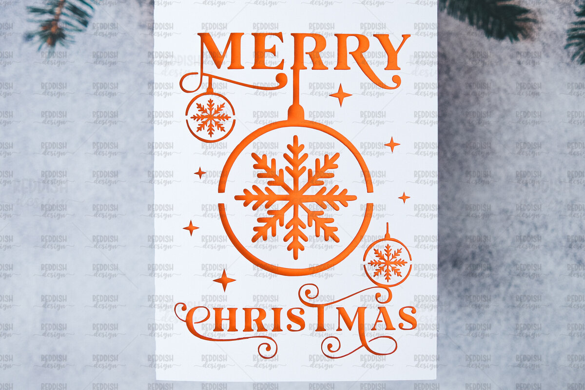 Intra απο ξύλο plywood 3mm-4mm πάχος Πρότυπο ευχετήριας κάρτας Χριστουγέννων Δίασταση 15x15 cm INTRAFABR-107961513