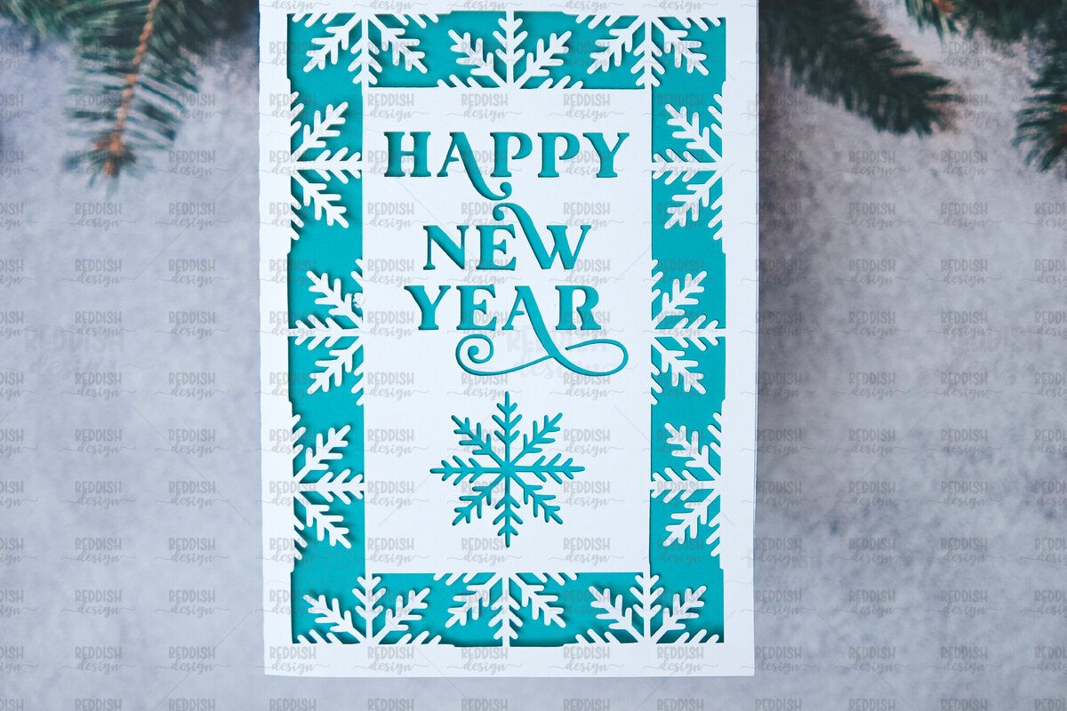 Intra απο ξύλο plywood 3mm-4mm πάχος Πρότυπο ευχετήριας κάρτας Χριστουγέννων Δίασταση 15x15 cm INTRAFABR-107961633