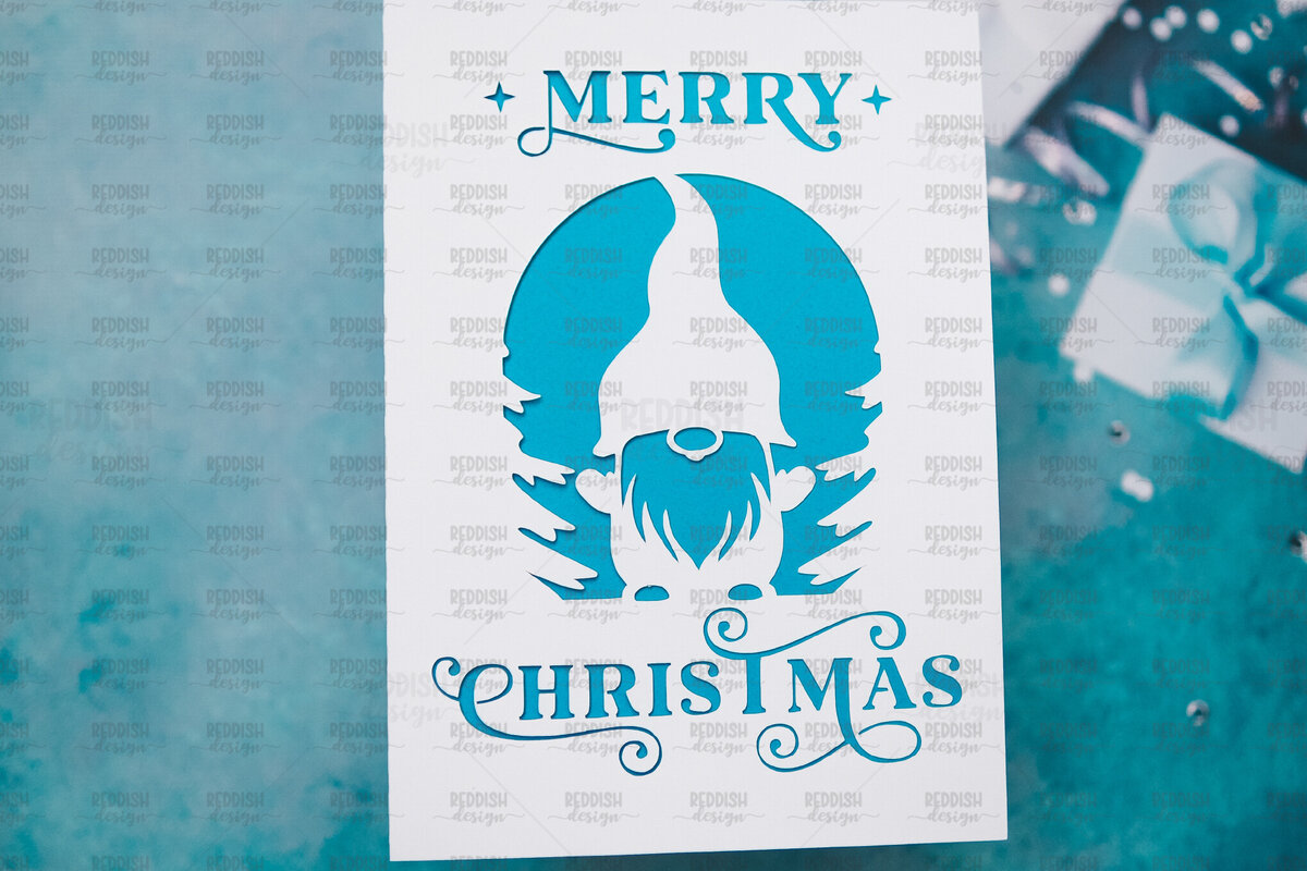 Intra απο ξύλο plywood 3mm-4mm πάχος Πρότυπο ευχετήριας κάρτας Χριστουγέννων Δίασταση 15x15 cm INTRAFABR-107961691