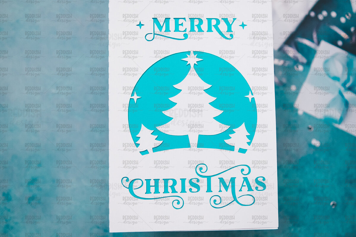 Intra απο ξύλο plywood 3mm-4mm πάχος Πρότυπο ευχετήριας κάρτας Χριστουγέννων Δίασταση 15x15 cm INTRAFABR-107961708