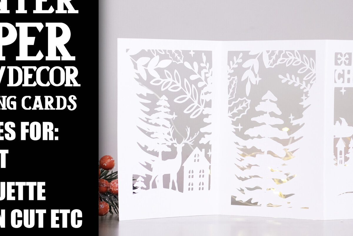 Intra απο ξύλο plywood 3mm-4mm πάχος Πρότυπο ευχετήριας κάρτας Χριστουγέννων Δίασταση 15x15 cm INTRAFABR-108803989