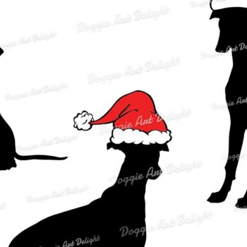 Intra απο ξύλο plywood 3mm-4mm πάχος Χριστουγεννιάτικο Greyhound Dog Δίασταση 15x15 cm INTRAFABR-85247910 - Image 4