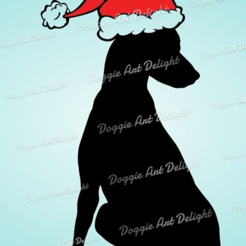 Intra απο ξύλο plywood 3mm-4mm πάχος Christmas Greyhound Puppy Dog Δίασταση 15x15 cm INTRAFABR-83139906 - Image 1