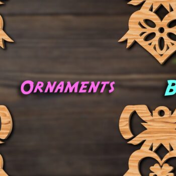 Intra απο ξύλο plywood 3mm-4mm πάχος Χριστουγεννιάτικων στολιδιών καρδιών #4 Δίασταση 8x8 cm INTRAFABR-43278052 - Image 1
