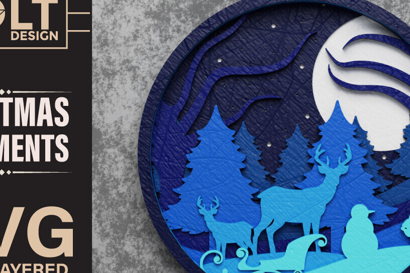 Intra απο ξύλο plywood 3mm-4mm πάχος Χριστουγεννιάτικη Χάρτινη Διακόσμηση Σπιτιού 3d Δίασταση 20x30 cm INTRAFABR-86255407