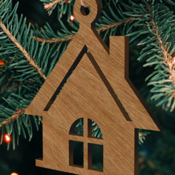 Intra απο ξύλο plywood 3mm-4mm πάχος Χριστουγεννιάτικο Διακοσμητικό Δέντρο Παιχνίδι Δίασταση 3x3 cm INTRAFABR-107860985 - Image 2