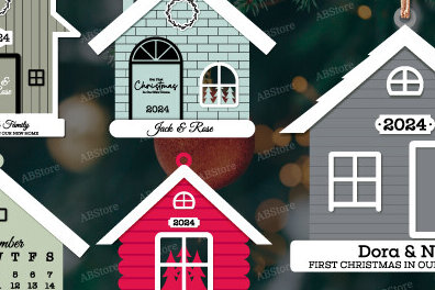 Intra απο ξύλο plywood 3mm-4mm πάχος στολιδιών χριστουγεννιάτικου σπιτιού Δίασταση 15x15 cm INTRAFABR-107965738