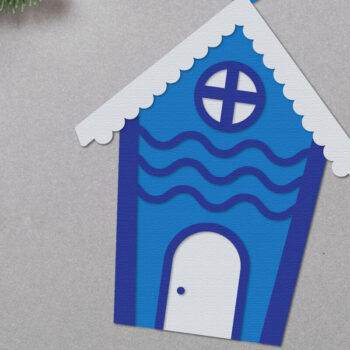 Intra απο ξύλο plywood 3mm-4mm πάχος Χριστουγεννιάτικο στολίδι για το σπίτι με λέιζερ Δίασταση 8x8 cm INTRAFABR-106898064 - Image 5