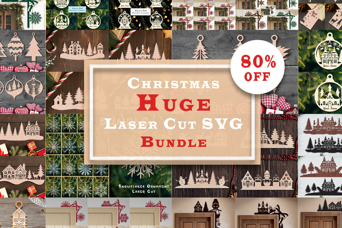 Intra απο ξύλο plywood 3mm-4mm πάχος Χριστουγεννιάτικη τεράστια δέσμη Cut  Δίασταση 8x8 cm INTRAFABR-105914465