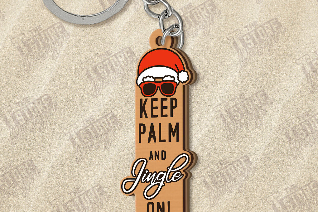 Intra απο ξύλο plywood 3mm-4mm πάχος με μπρελόκ Χριστούγεννα τον Ιούλιο Δίασταση 6x6 cm INTRAFABR-122601515