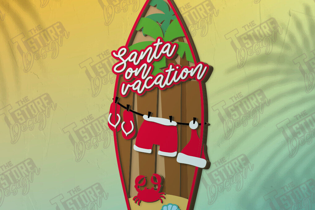 Intra απο ξύλο plywood 3mm-4mm πάχος Χριστούγεννα τον Ιούλιο κοπής με λέιζερ | CNC Δίασταση 15x15 cm INTRAFABR-121982940