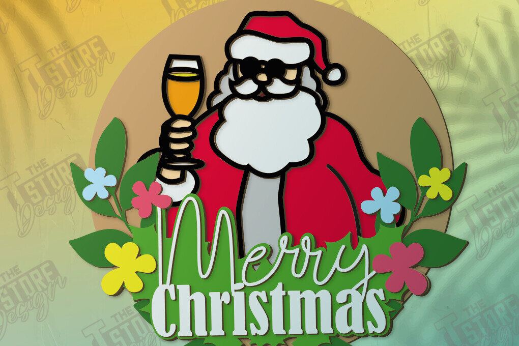 Intra απο ξύλο plywood 3mm-4mm πάχος Χριστούγεννα τον Ιούλιο κοπής με λέιζερ | CNC Δίασταση 15x15 cm INTRAFABR-121526139