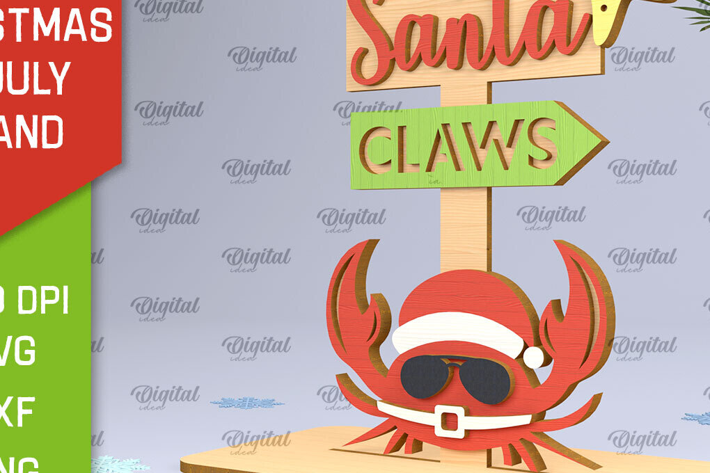 Intra απο ξύλο plywood 3mm-4mm πάχος Χριστούγεννα τον Ιούλιο Stand Decor  Δίασταση 15x15 cm INTRAFABR-98976450