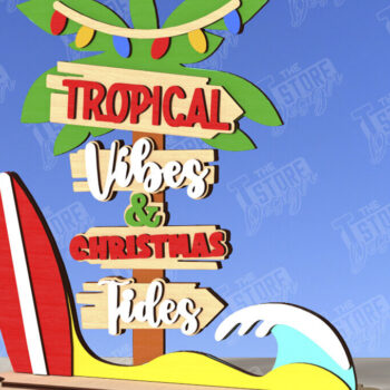 Intra απο ξύλο plywood 3mm-4mm πάχος Christmas in July Stands Δίασταση 15x15 cm INTRAFABR-122713911 - Image 4