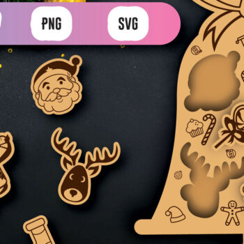 Intra απο ξύλο plywood 3mm-4mm πάχος Χριστουγεννιάτικο Jingle Bell Puzzle Δίασταση 15x15 cm INTRAFABR-104733847 - Image 2