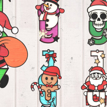 Intra απο ξύλο plywood 3mm-4mm πάχος Χριστουγεννιάτικο στολίδι JOY Δέσμη κοπής με λέιζερ Δίασταση 8x8 cm INTRAFABR-106652442 - Image 1