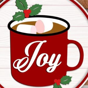 Intra απο ξύλο plywood 3mm-4mm πάχος περικοπής Sign Christmas Δίασταση 30x30 cm INTRAFABR-38390810