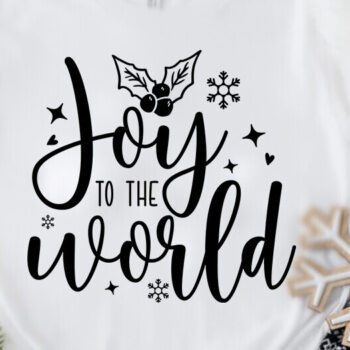 Intra απο ξύλο plywood 3mm-4mm πάχος Christmas Joy to the World Δίασταση 15x15 cm INTRAFABR-80544951 - Image 1