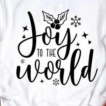 Intra απο ξύλο plywood 3mm-4mm πάχος Christmas Joy to the World Δίασταση 15x15 cm INTRAFABR-80544951 - Image 2