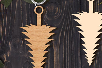 Intra απο ξύλο plywood 3mm-4mm πάχος Christmas Keychain Δίασταση 6x6 cm INTRAFABR-85618426