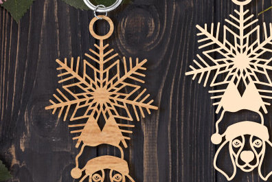 Intra απο ξύλο plywood 3mm-4mm πάχος Christmas Keychain Δίασταση 6x6 cm INTRAFABR-85618437