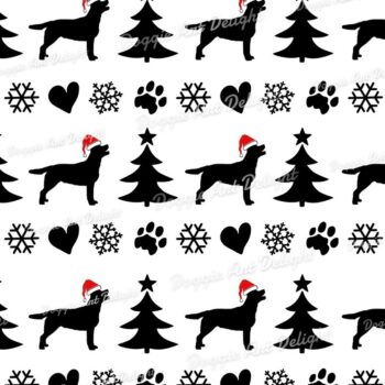 Intra απο ξύλο plywood 3mm-4mm πάχος Χριστουγεννιάτικο σκυλιών Λαμπραντόρ Δίασταση 15x15 cm INTRAFABR-85158222 - Image 2