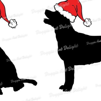 Intra απο ξύλο plywood 3mm-4mm πάχος Χριστουγεννιάτικο σκυλιών Λαμπραντόρ Δίασταση 15x15 cm INTRAFABR-85158222 - Image 4