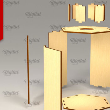 Intra απο ξύλο plywood 3mm-4mm πάχος Σχέδιο κοπής χριστουγεννιάτικου φαναριού με λέιζερ Δίασταση 15x15 cm INTRAFABR-106534108 - Image 3