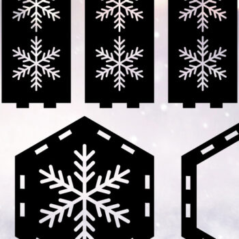 Intra απο ξύλο plywood 3mm-4mm πάχος Cut  Christmas Lantern Δίασταση 15x15 cm INTRAFABR-50285198 - Image 3