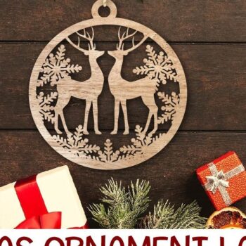 Intra απο ξύλο plywood 3mm-4mm πάχος Χριστουγεννιάτικο κοπής με λέιζερ. Χριστούγεννα Δίασταση 5x5 cm INTRAFABR-37764728 - Image 1