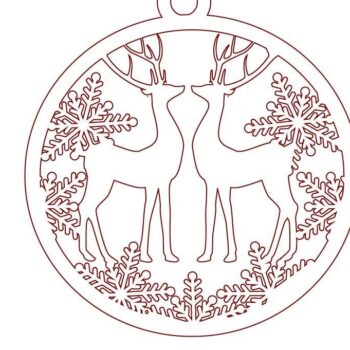 Intra απο ξύλο plywood 3mm-4mm πάχος Χριστουγεννιάτικο κοπής με λέιζερ. Χριστούγεννα Δίασταση 5x5 cm INTRAFABR-37764728 - Image 2