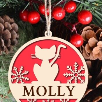 Intra απο ξύλο plywood 3mm-4mm πάχος Χριστουγεννιάτικο Δίασταση 8x8 cm INTRAFABR-40657776 - Image 1